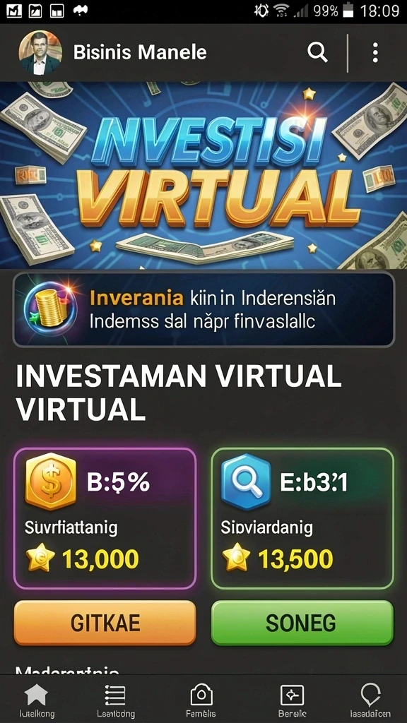 gim777 - Screenshot menampilkan aksi seru di dalam permainan.