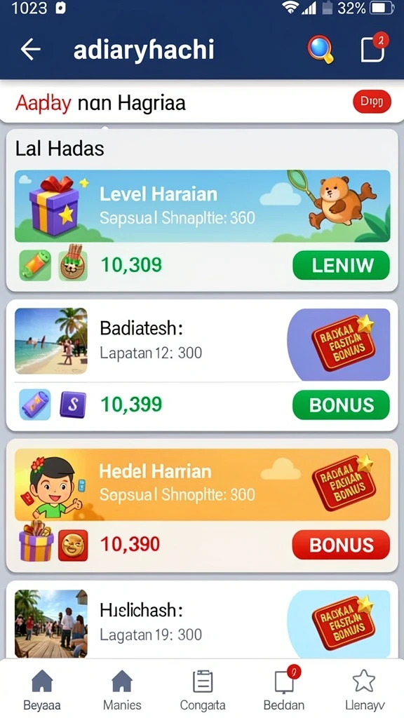 omtogel - Tampilan utama aplikasi OMTOGEL yang user-friendly.