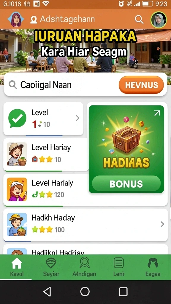 x168 - Screenshot menunjukkan level penuh warna dalam X168.